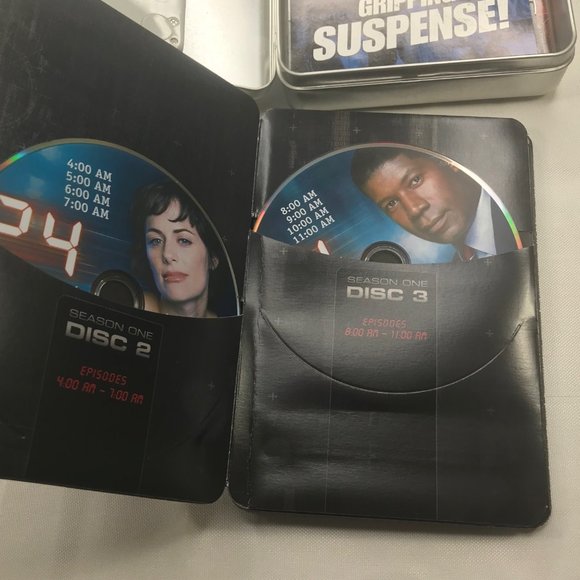 24 Season 1 DVD Tin Box Preowned Needs Batteries For The Display - Picture 6 of 9
